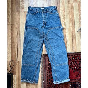 Jesse Kamm Patchfront Handy Pants in Cowboy Blue